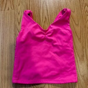 Vibrant Pink Girl’s Dance Tank Too